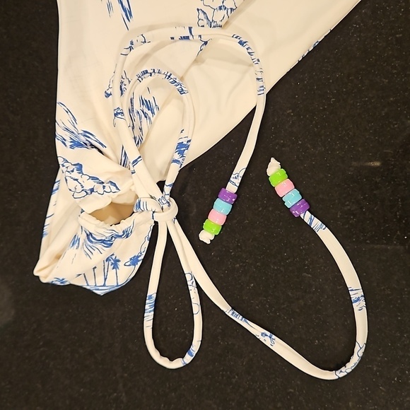 💕FRANKIES BIKINIS💕 Sand String Bikini Bottom  ~ Surfer Dude Print XL NWT - Picture 8 of 11